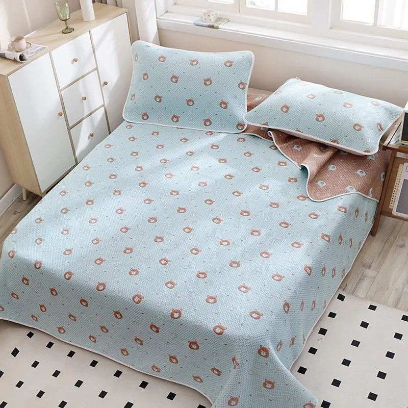 

Pure Cotton Towelling By Single Double Thickened Autumn and Winter Six-layers Gauze Sheet Cover Bed Blanket