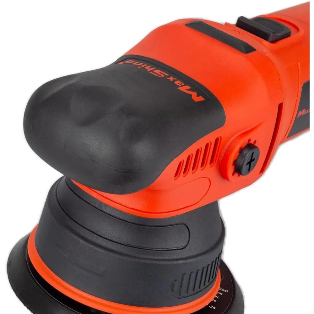 Maxshine M8S V2 Kit lucidatrice per auto a doppia azione - 1000 W, 6 velocità, movimento orbitale da 8 mm, 5 dischi lucidanti, filettatura 5/16 per Auto Det