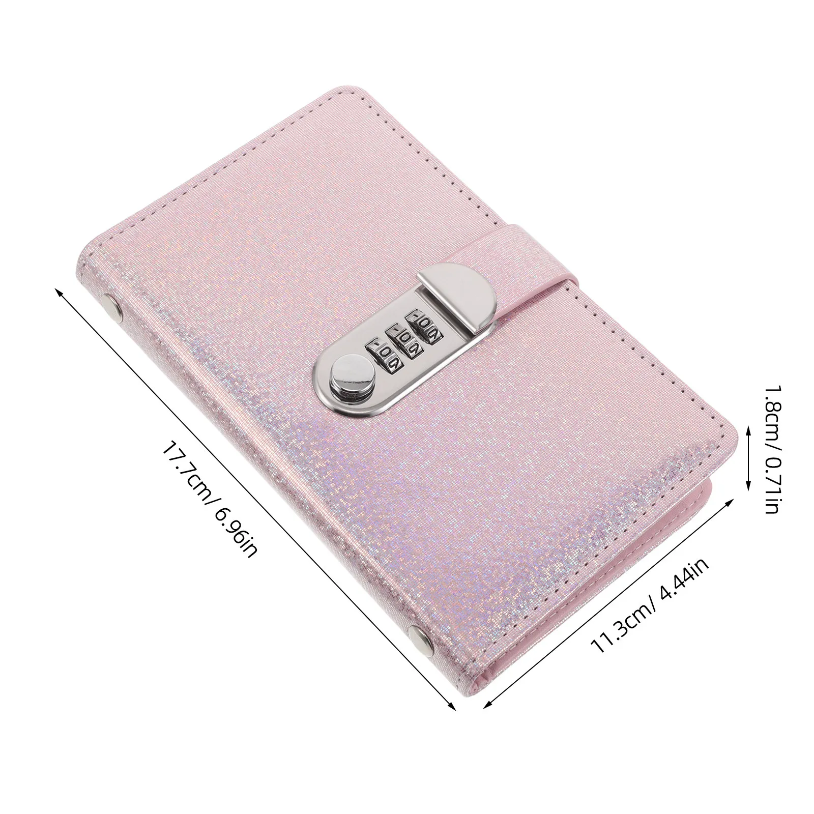 Password Lock Cash Saving Book Sparkling PU Envelope Budget Binder Money Organizer Finance Tracker Savings Challenge view 2