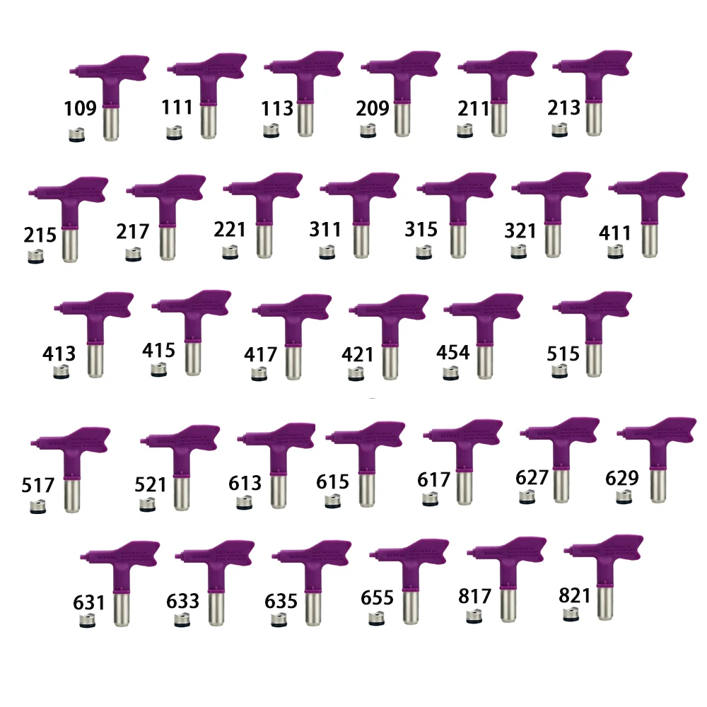 

Multiple Models Airless Paint Nozzles Set Reversible Spray Tips Sprayer Nozzle Tips Spraying Machine Parts Spray Gun