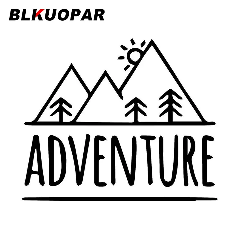 

BLKUOPAR ADVENTURE Hill Mountain автомобильная наклейка индивидуальная наклейка виниловая устойчивая к царапинам солнцезащитный крем Windows графика автомобильные товары