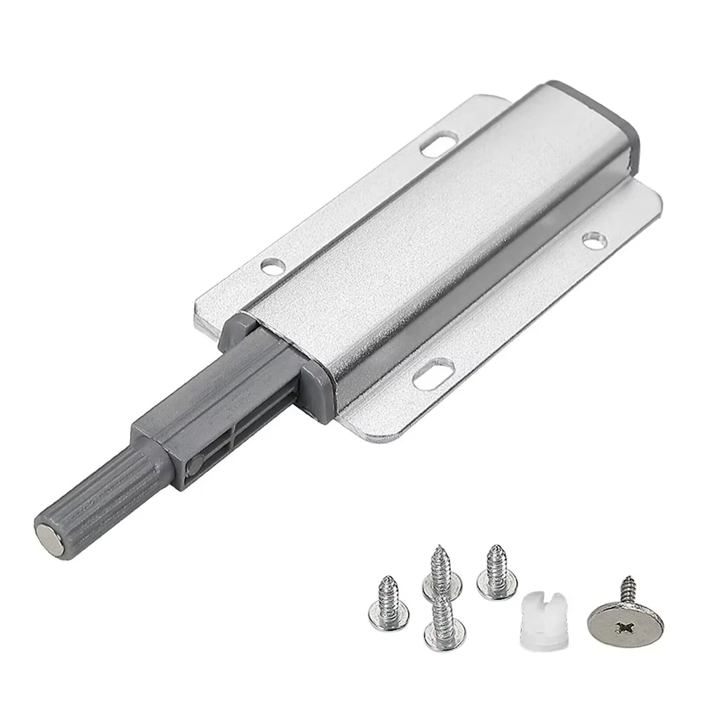 Push to Open Schrank fängt Türstopper aus Aluminiumlegierung, magnetischer Touch-Stopp, unsichtbare Schrankgriffe für die Küche, Hardware