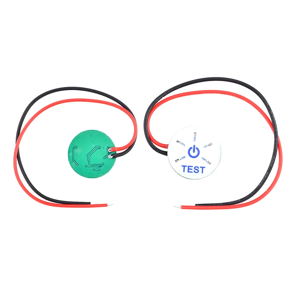 1S 2S 3S 4S 5S 6S 12V Lead-acid Battery power display round battery power indicator under voltage prompt anti reverse connection