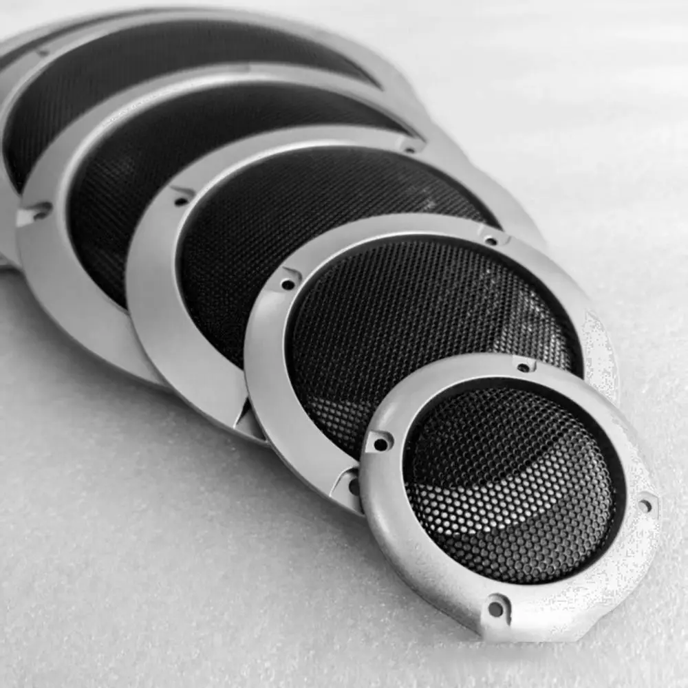 1Pcs 2/3/4/5/6.5/8/10 inch Speaker Net Cover Metal Iron Wire Grilles Enclosure Speakers Plastic Frame High-grade Decorative Mesh