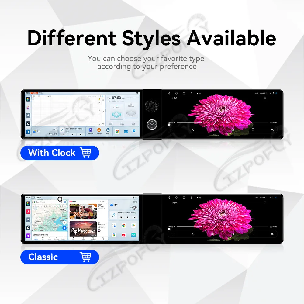 

12.3 Inch Dual Screen Android Car Radio For Beijing Hyundai i30 2006-2012 CarPlay Multimedia Video Player GPS Navigation Stereo