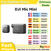 DJI Mic Mini (2 TX + 1 RX ) / (1 TX + 1 RX )Wireless Microphone with Intelligent Noise Cancelling High-Quality Audio