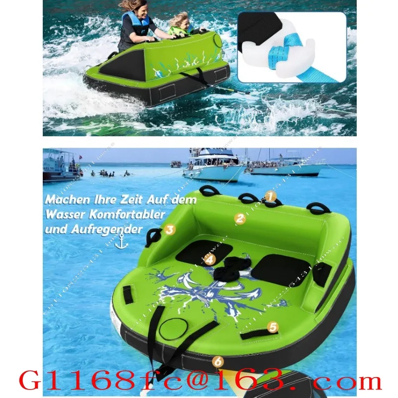 Inflatable Tug Boat Tube Water Sports Rider Yacht Rider Factory Direct Sales Water Ski Air Cushion Tug Ring
