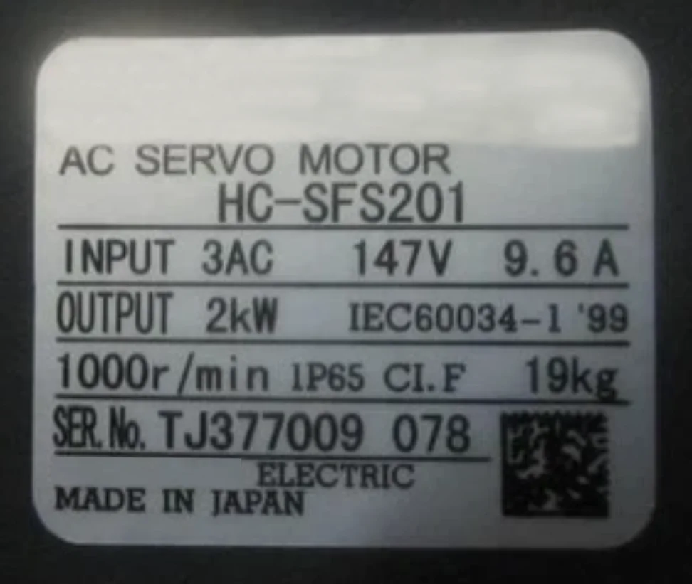 HC-SFS201 Brand New Servo Motor Original Genuine，Fast shipping