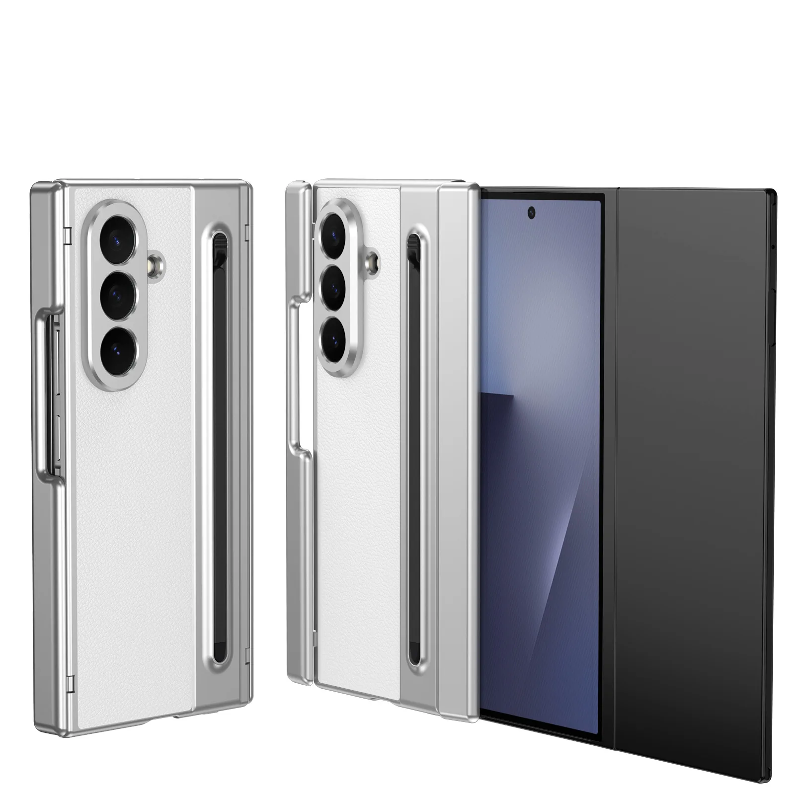 

case for Samsung Z TriFold Stylus with pen slot integrated shell and membrane tough case plain Shock Proof Anti-Fingerprint