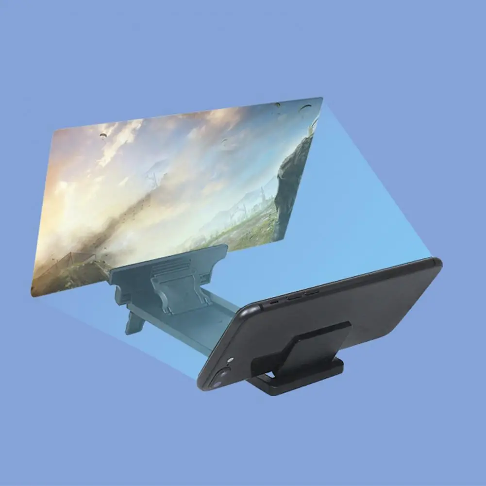 Folding Phone Screen Magnifier Anti-radiation Phone Screen Magnifier for Visual Fatigue Reduction 3d Movie Video Stand Amplifier