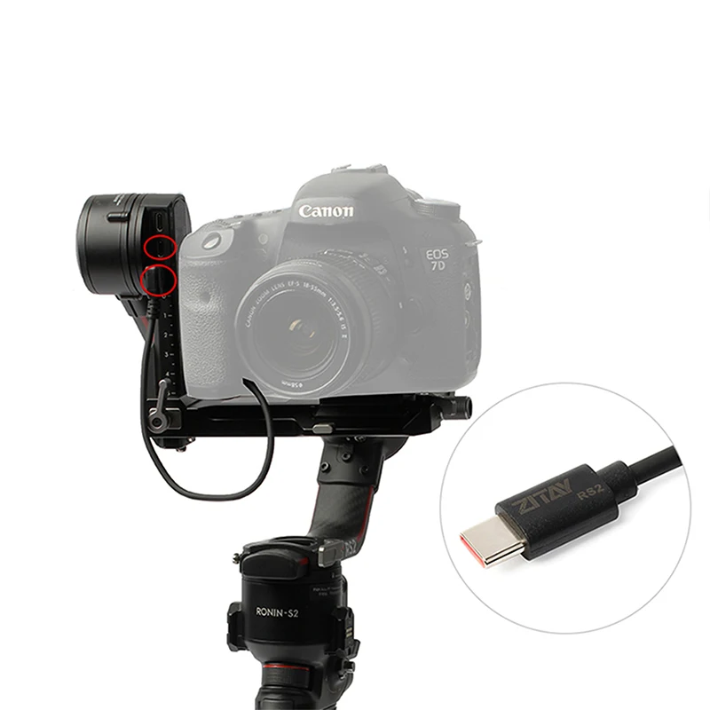 ZITAY DJI Ronin RS2 إلى LP-E6 بطارية الكاميرا الدمية لكانون 5D2 5D3 5D4 80D 6D2 R5 bmpcc 4K DR10 بطارية الكاميرا #4