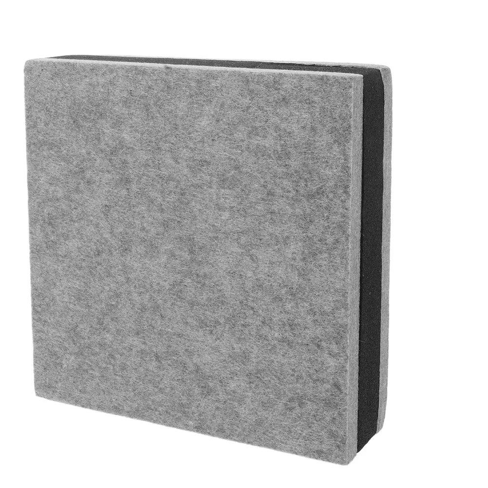Light Gray Soundproofing Speaker Pads Subwoofer Isolation Mat Drum Kit Stand Speaker Cushion for Studio Acoustic Diffusion