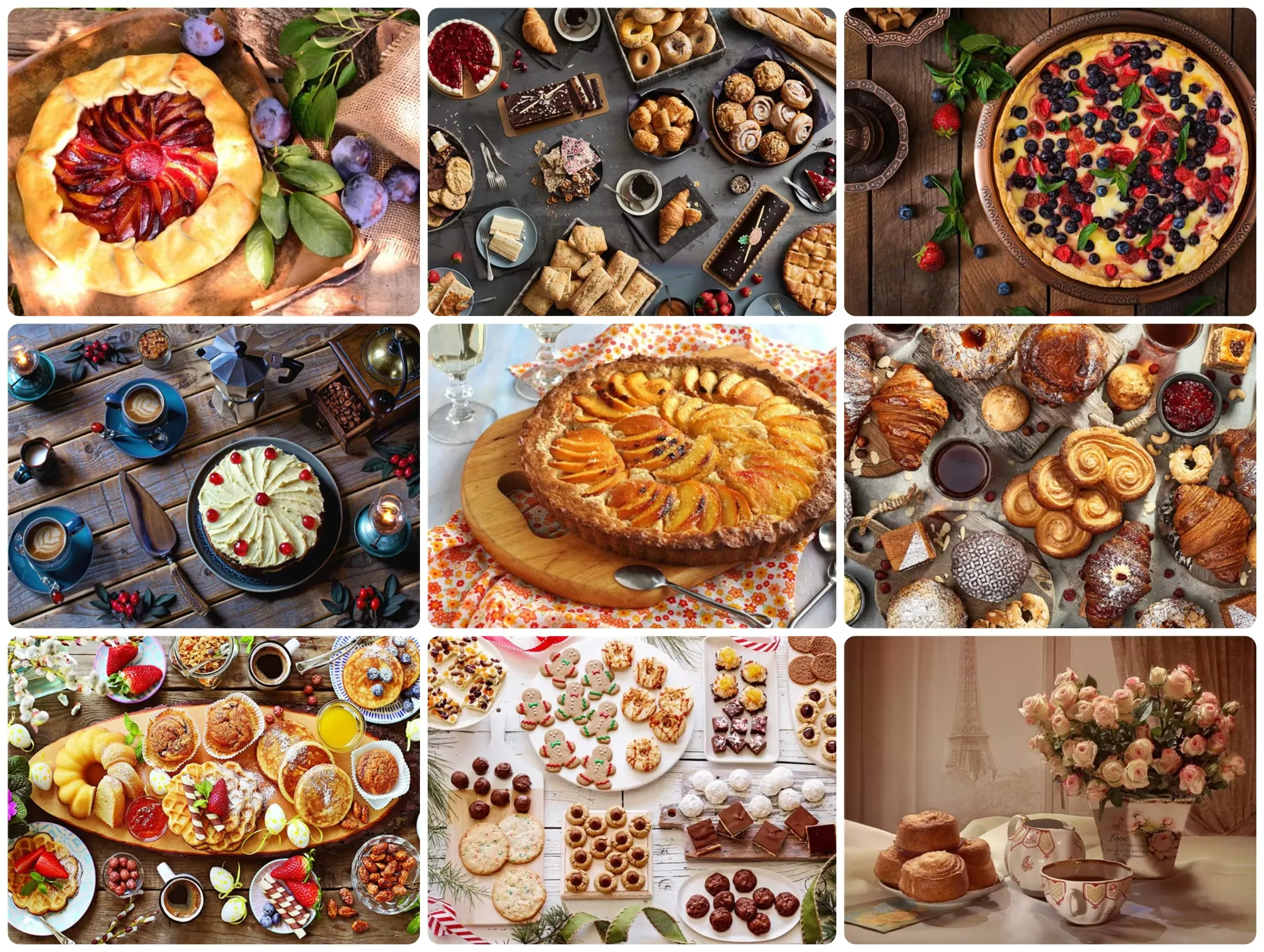 

Puzzles for Adults Dessert Pizza Coffee, Jigsaw Puzzles Educational Games Colorful Puzzles Gifts Home Decor