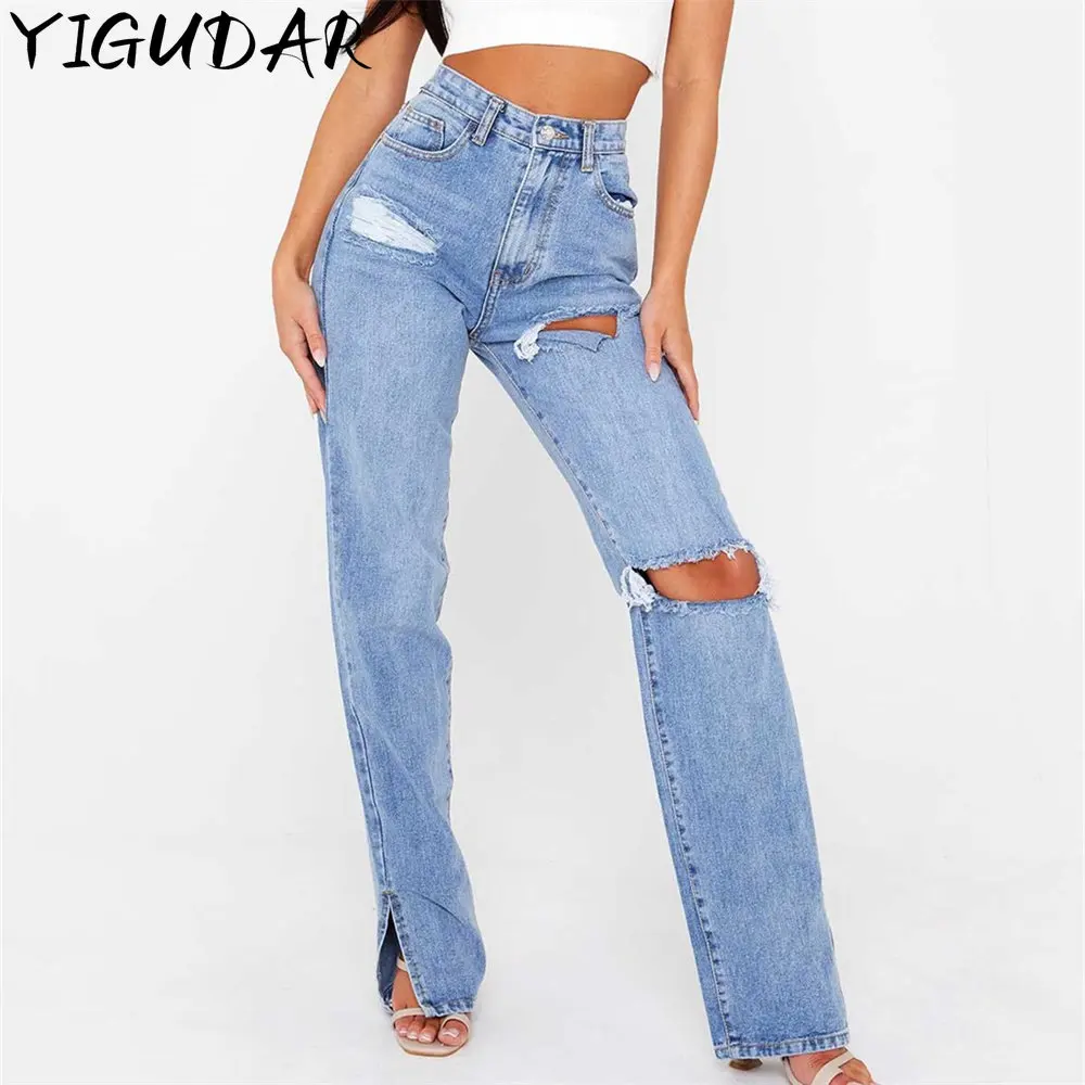 

Vintage High Waist Slim Straight Jeans Woman Sexy Pants Boyfriend Cowboy Denim Pants Mujer Denim Trousers women jeans pants