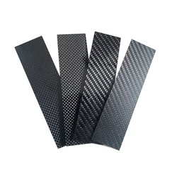 150x40MM 3K Carbon Fiber Board Panel Sheet Thickness 0.5mm 1mm 1.5mm 2mm 2.5mm 3mm 4mm 5mm Suitable For RC Model