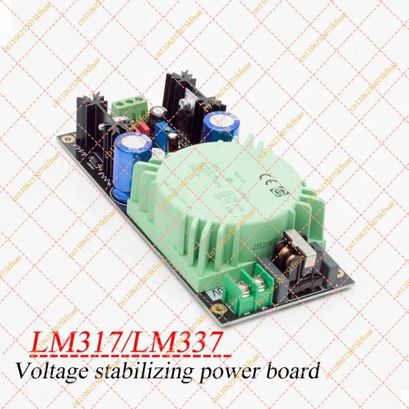 LM317 LM337 Adjustable Voltage Stabilizer Board Kit | DIY Power Supply Module Compatible with Talema Toroidal Transformer