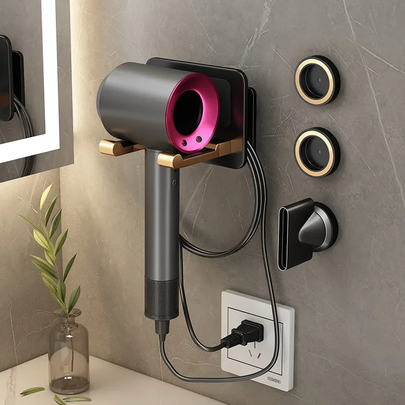 Dyson Air Dryer Holder Wall Mounted No Drilling Required Storage Organizer For Electric Hair Dryers And Accessories