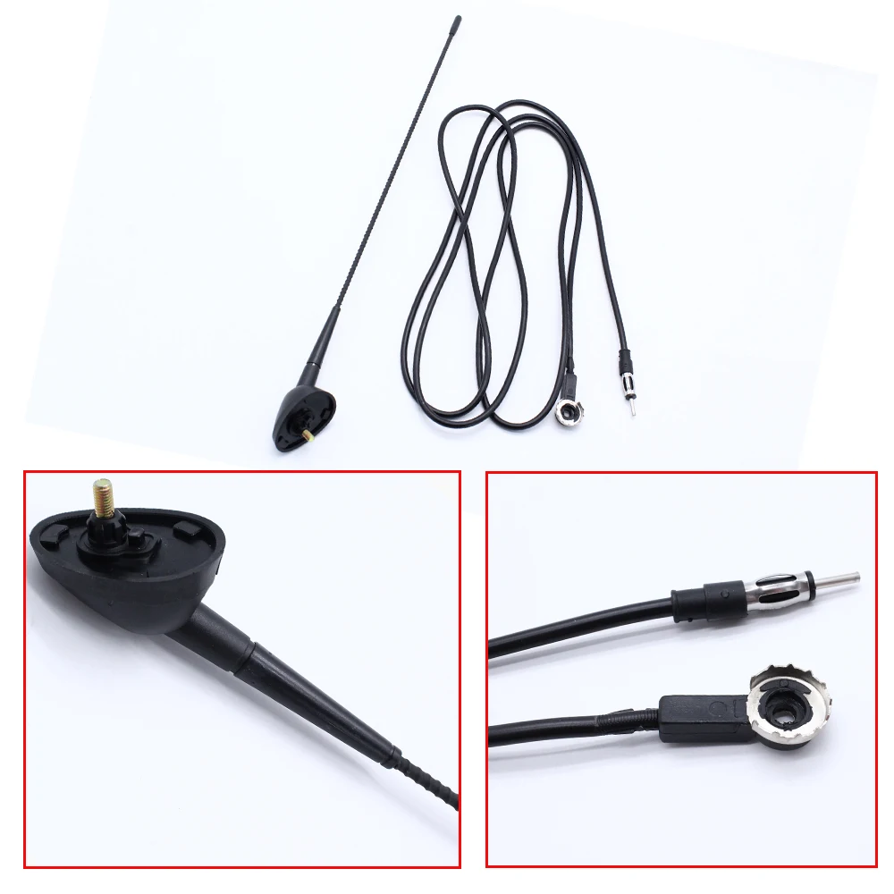 Antenne aérienne montée sur le toit avant, mât à visser amovible adapté à la Fiat Punto Seicento Bravo Brava Doblo Ducato