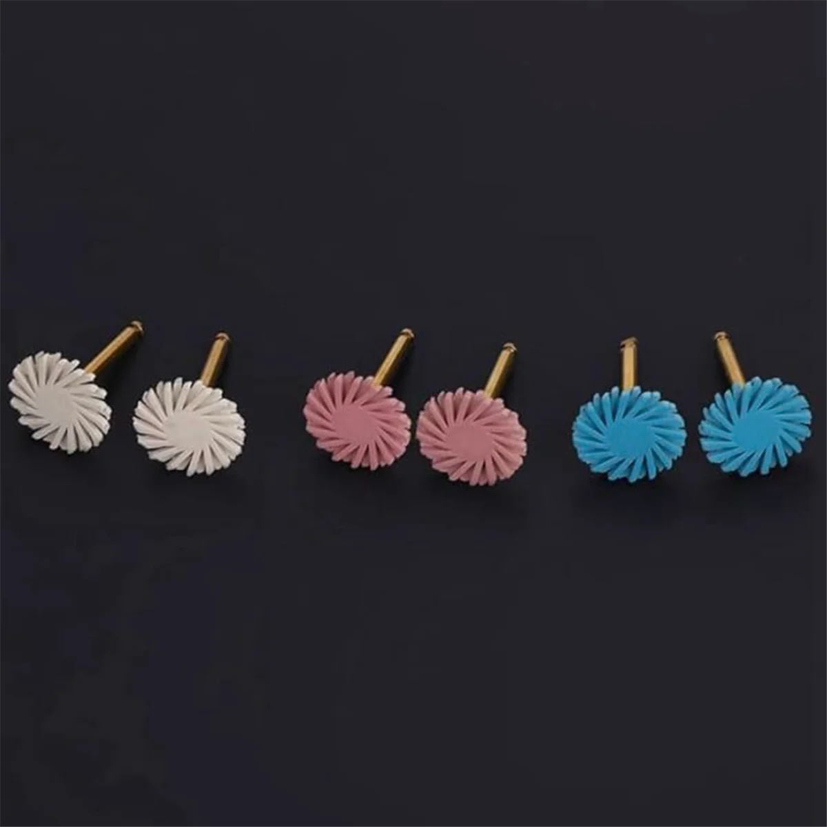 ชุดอุปกรณ์ขัดฟันทำจากเรซิน6ชิ้นพร้อมกล่องเก็บของพลาสติก