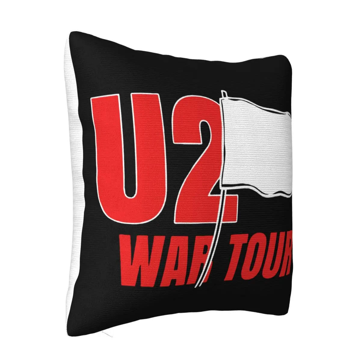 U2 Tour Vintage 1983 Black Concert Reprinted Streetwear Print Breathable Sale Unique Any Logo Pillow Case