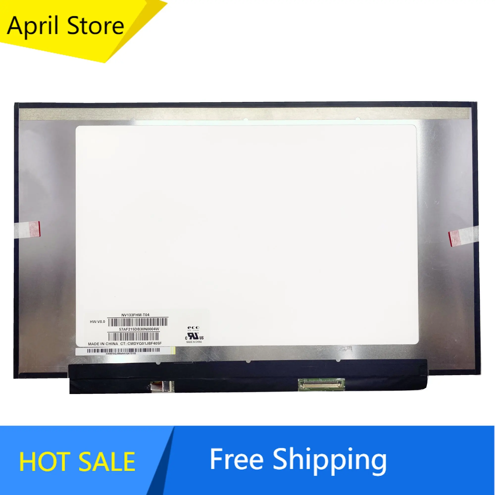 

NV133FHM-T04 NV133FHM T04 13.3'' Laptop LCD Touch Screen Display Panel 1920*1080 EDP 40 Pins