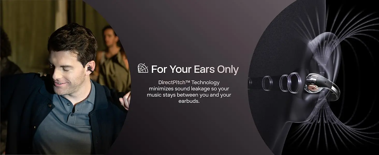 【LOCAL+】SHOKZ OpenDots ONE E310 Open Wireless Bluetooth-Headset V5.4 mit Mikrofon, Dolby-Sound, wasserdicht, lange Akkulaufzeit, neu – Detail 13