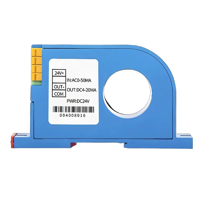 DIN Rail AC Current Transducer Transmitter 0-20A/50A/100A Input 0-10V/0-5V 4-20mA Output OEM BRIGHTWIN ABS Converter Module