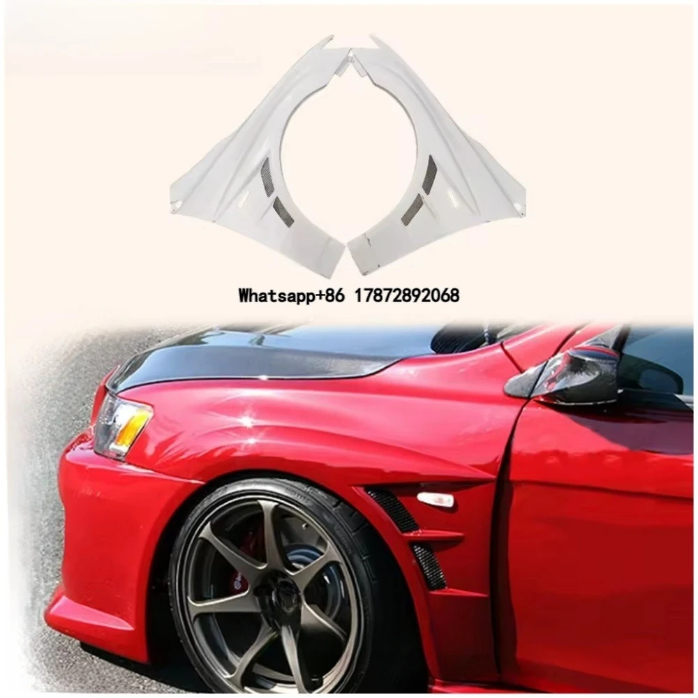 

Fiberglass Front Fenders CS Style Body Kit for Lancer Evolution EVO 10 2008-2015