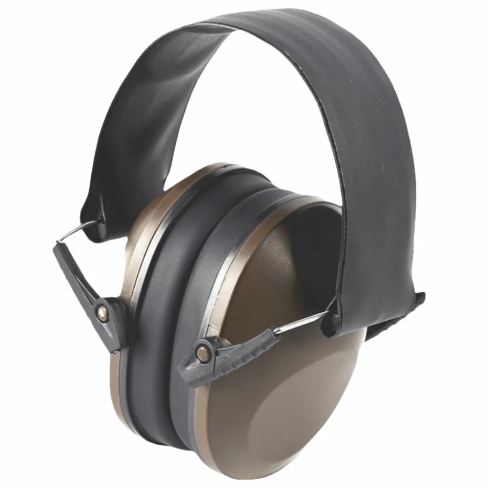 Foldable Noise Reduction Ear Muffs Soft Head Band Lightweight Hearing Protection Earmuffs Sound Protection Headphones