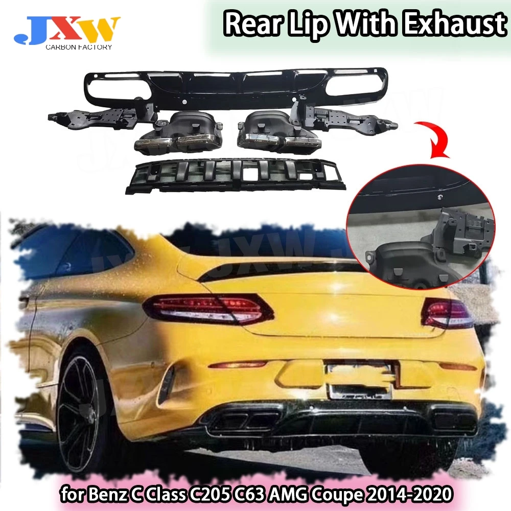 ABS Π΄Π»Ρ Benz C Class C205 C63 AMG Coupe 2014-2020 ΠΠ²ΡΠΎΠΌΠΎΠ±ΠΈΠ»ΡΠ½ΡΠΉ Π·Π°Π΄Π½ΠΈΠΉ Π±Π°ΠΌΠΏΠ΅Ρ, Π΄ΠΈΡΡΡΠ·ΠΎΡ, ΡΠΏΠΎΠΉΠ»Π΅Ρ Ρ Π½Π°ΡΠ°Π΄ΠΊΠ°ΠΌΠΈ Π΄Π»Ρ Π²ΡΡ
Π»ΠΎΠΏΠ½ΡΡ
Π³Π°Π·ΠΎΠ², Π³Π»ΡΠ½ΡΠ΅Π²ΡΠΉ ΡΠ΅ΡΠ½ΡΠΉ ΠΊΡΠ·ΠΎΠ², ΠΊΠΎΠΌΠΏΠ»Π΅ΠΊΡΡ ABS Π΄Π»Ρ Benz C Class C205 C63 AMG Coupe 2014-2020 ΠΠ²ΡΠΎΠΌΠΎΠ±ΠΈΠ»ΡΠ½ΡΠΉ Π·Π°Π΄Π½ΠΈΠΉ Π±Π°ΠΌΠΏΠ΅Ρ, Π΄ΠΈΡΡΡΠ·ΠΎΡ, ΡΠΏΠΎΠΉΠ»Π΅Ρ Ρ Π½Π°ΡΠ°Π΄ΠΊΠ°ΠΌΠΈ Π΄Π»Ρ Π²ΡΡ
Π»ΠΎΠΏΠ½ΡΡ
Π³Π°Π·ΠΎΠ², Π³Π»ΡΠ½ΡΠ΅Π²ΡΠΉ ΡΠ΅ΡΠ½ΡΠΉ ΠΊΡΠ·ΠΎΠ², ΠΊΠΎΠΌΠΏΠ»Π΅ΠΊΡΡ