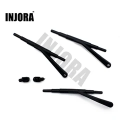 INJORA 1:10 RC Crawler Black Rubber Wiper for Axial SCX10 90046 90047 D90 Body Shell Parts