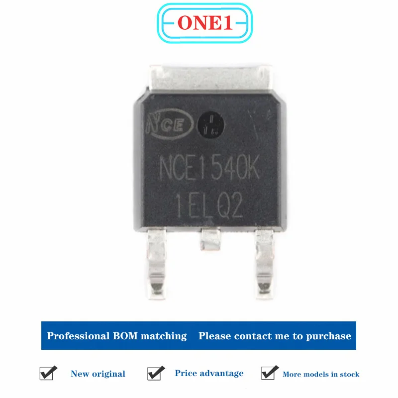 1PCS/lot New original NCE1540K TO-252-2 150V/40A N-channel MOS FET chip