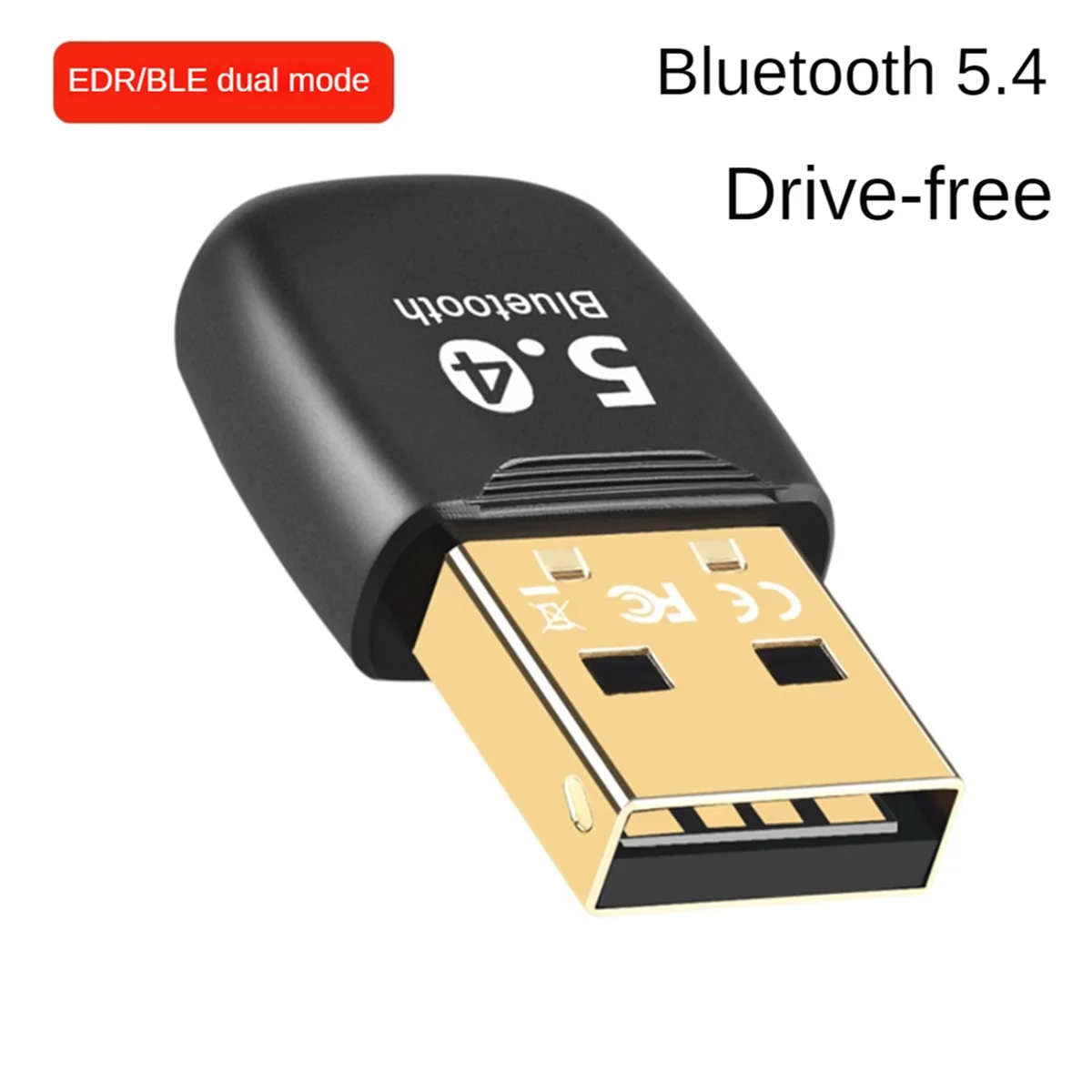 Adattatore Bluetooth 5.4 Adattatore Bluetooth USB per PC Dongle Mouse wireless Keyborad Ricevitore audio musicale Trasmettitore USB