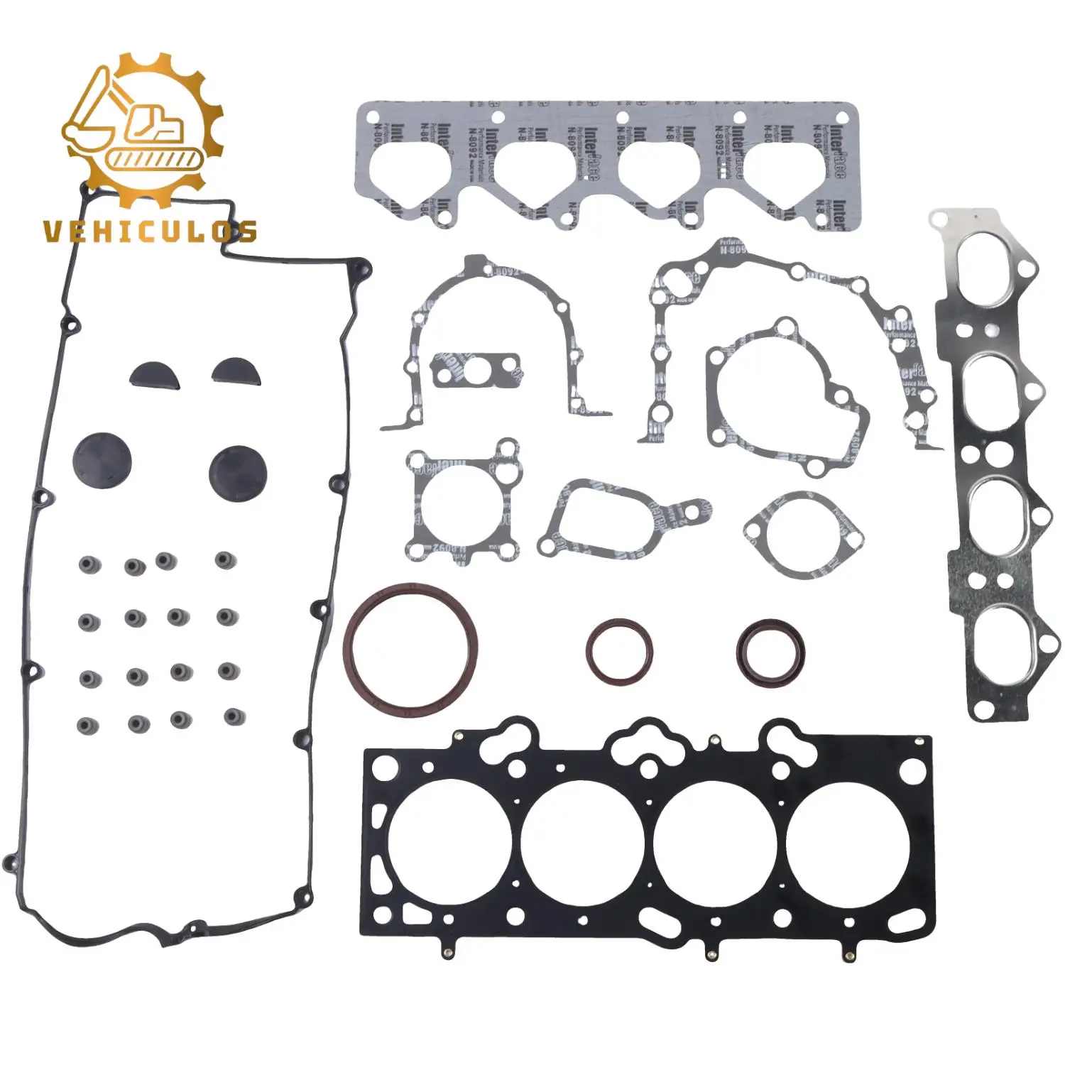 

1 шт. комплект прокладок для капитального ремонта двигателя для Hyundai Kia Tucson Elantra Tiburon Soul Spectra Sportage 2.0L G4GC 20910-23C30 20920-23C30