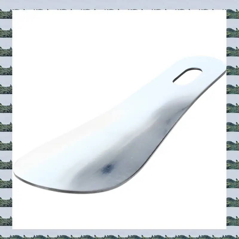 

ABQR 3X 10Cm 4 Inch Professional Stainless Steel Metal Shoe Horn Long Shoespoon