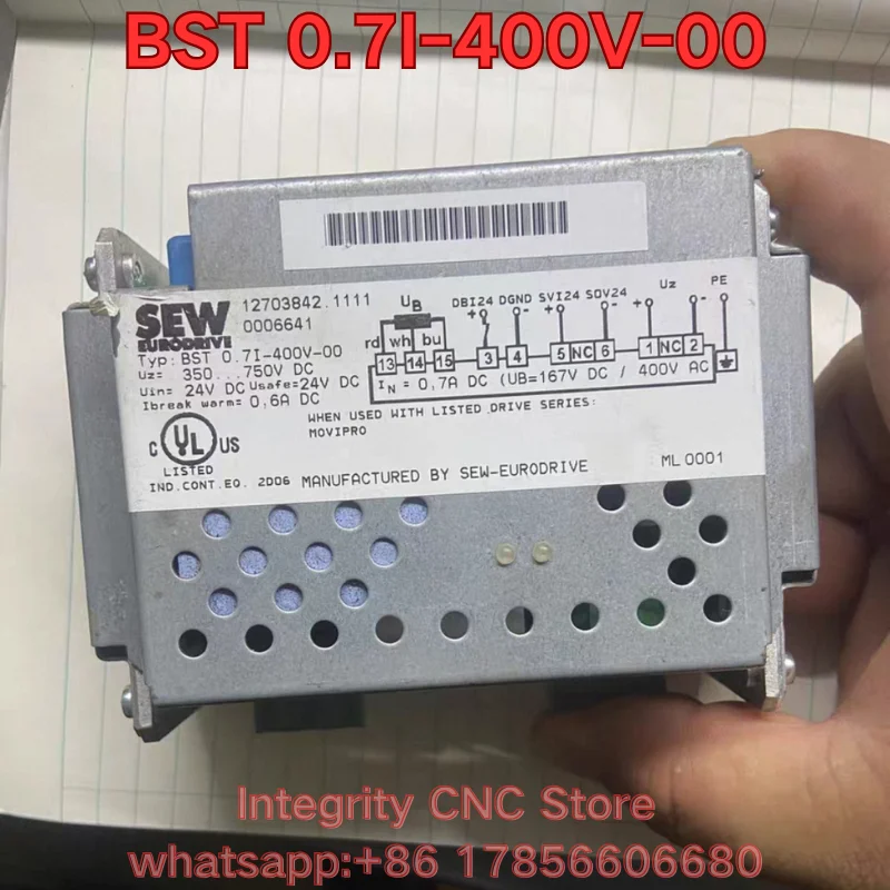 Second-hand BST 0.7I-400V-00 rectifier module function test is normal