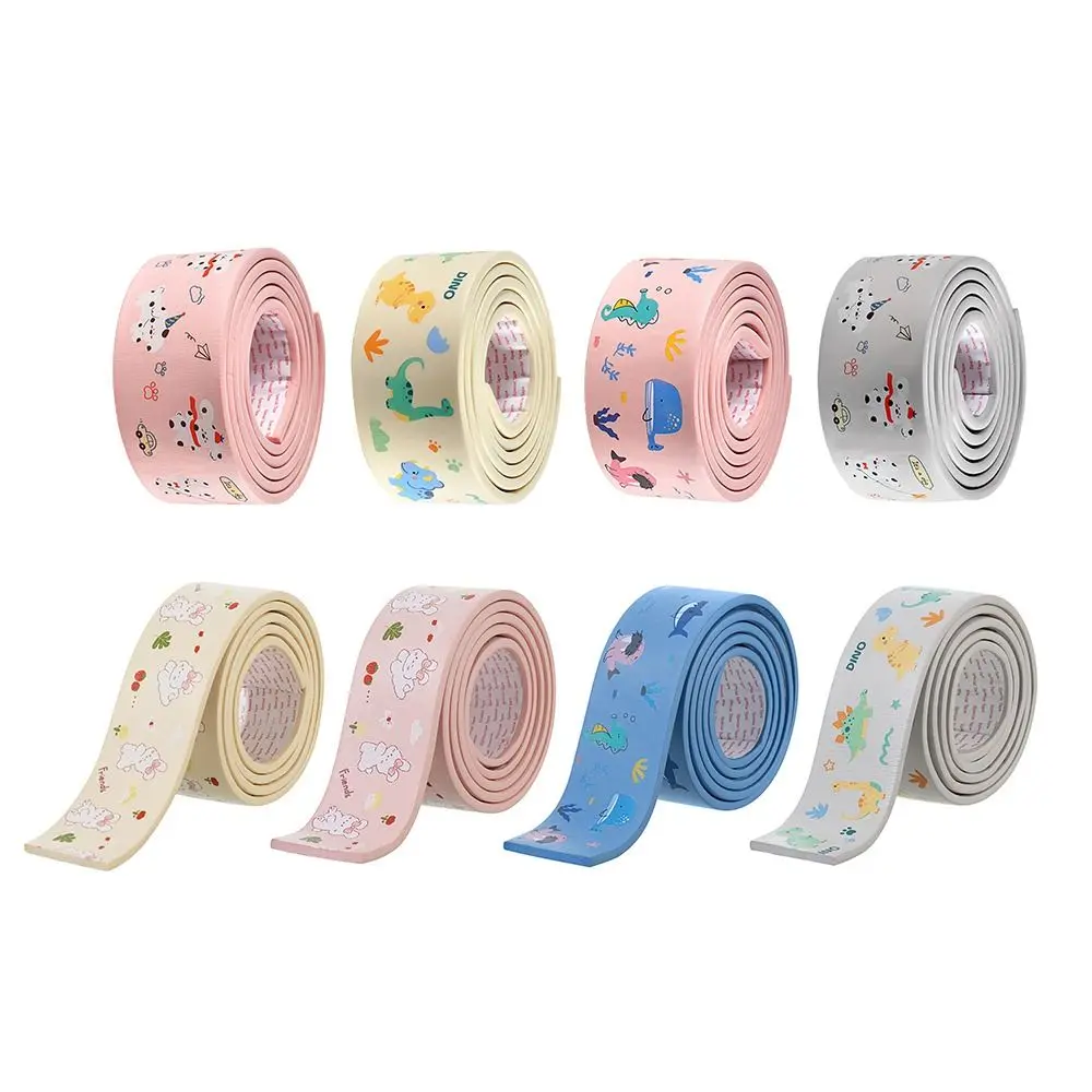 2 متر مكتب حافة الحرس قطاع الكرتون سميكة الجدول المضادة للتصادم وسادة مقاوم للماء لينة جدار ركن حامي لسلامة الطفل #3