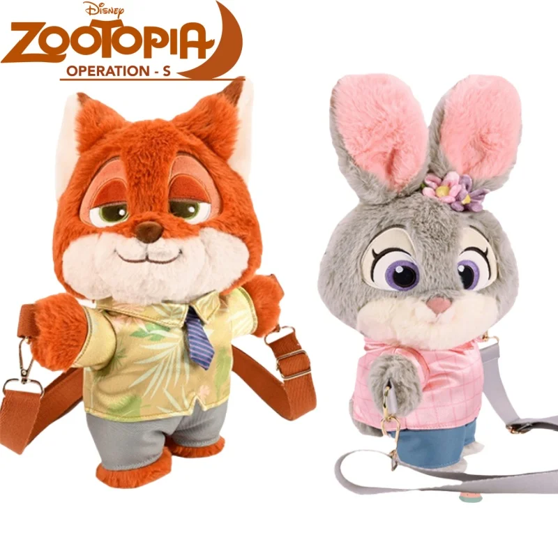 

Новая сумка через плечо для куклы Zootopia, сумка через плечо с героями мультфильмов Джуди Хоппс, праздничный подарок, большая вместительная портативная сумка для хранения, пригородная сумка