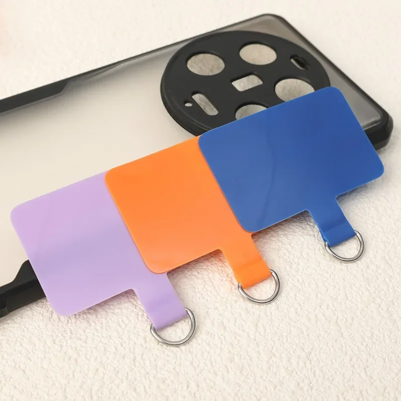 Universal Flexible Mobile Phone Lanyard Card Detachable Tether Tab Transparent Hanging Strap Patches Cord Clip for iPhone Huawei