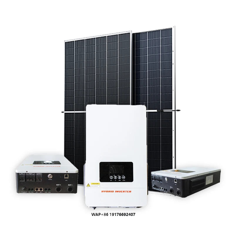 Off Grid Hybrid Solar Energy Storage System 5kw 10kw 20kw 30kw 10kva All in One Solar Panel Power System Home Full Set