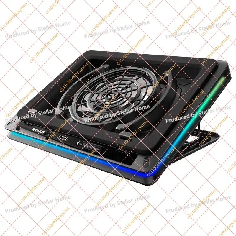 Computer Stand Cooling Plate Pressurized Air Notebook Radiator Base Turbine Silent Fan Refrigeration Computer Stand Cooling