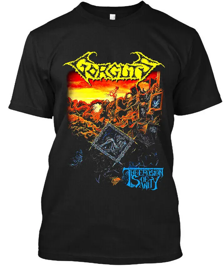 Gorguts The Erosion of Sanity Canada Music Vintage T-Shirt S-4XL  High Quality 100%Cotton Short Sleeve