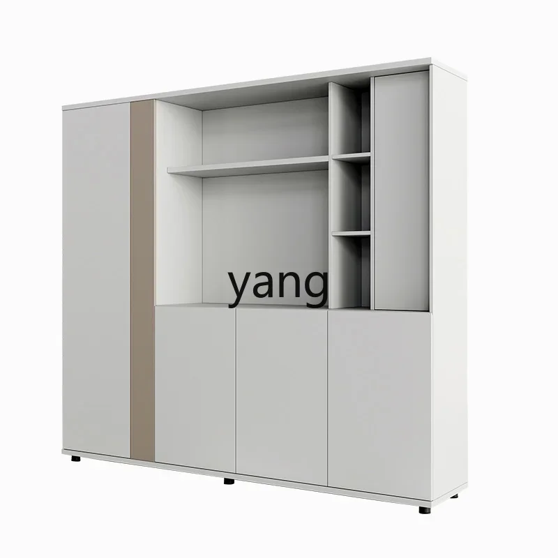

Lmm Modern Bookcase Fashion Bookshelf Combination Bookcase White Display Storage Cabinet