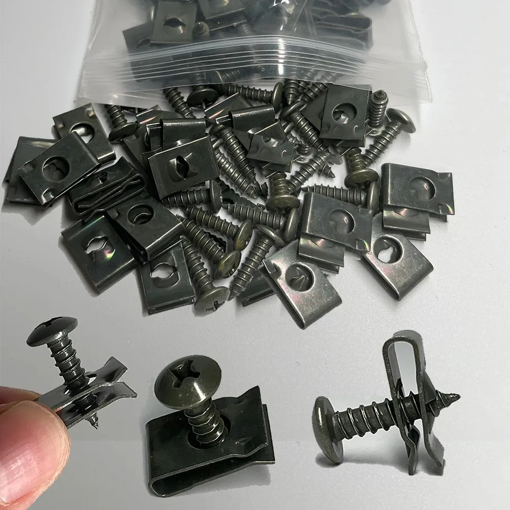 Motorcycle Selectric Vehicles Self Tapping Screws Plastic Parts Shells Screws Nuts Cards Buckles Iron Plates Clips Screw for Car