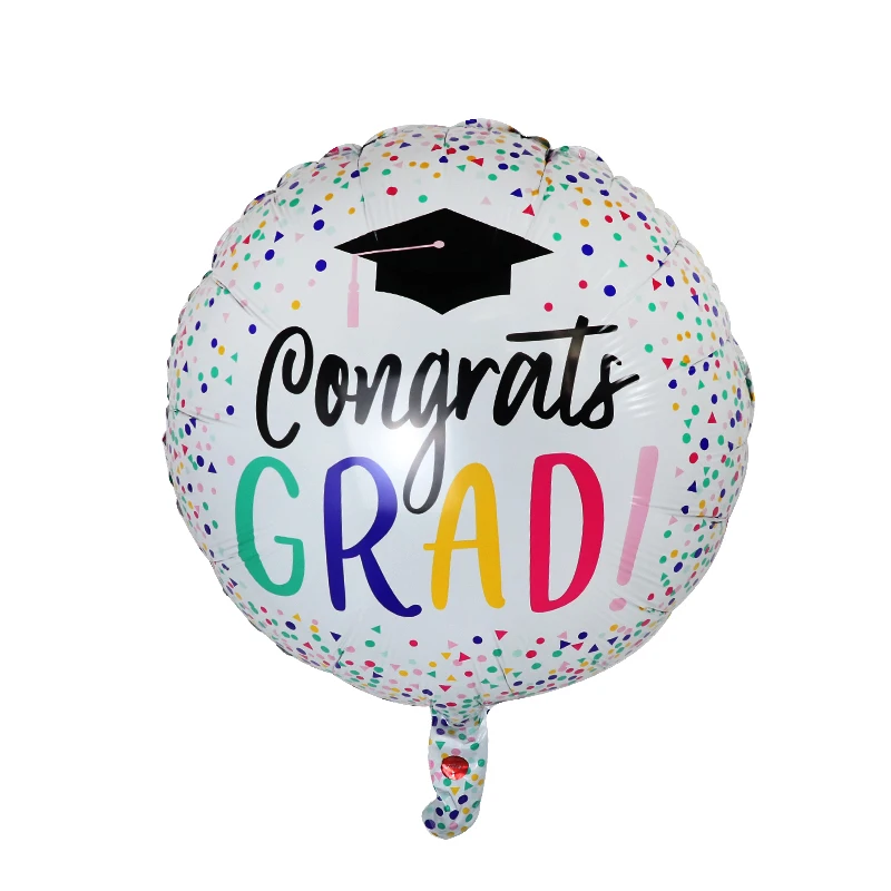 10pcs Spanish Graduation Foil Balloon 2024 Congrats Grad Air Globos Ceremony Happy Grad Party Decorations Inflatable Supplies