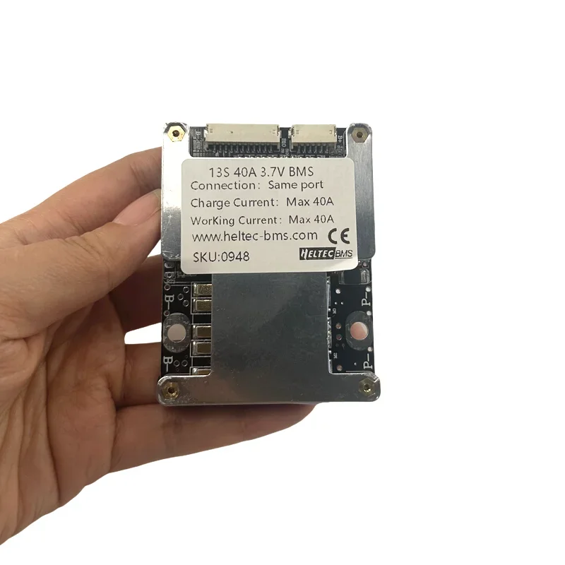 Heltecbms bms 13s 48v 40a 60a 18650/21700 battery pack for ebike/800w 1200w 48V electrical machinery