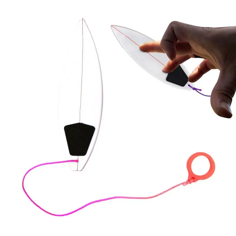 Giocattolo per tavola da surf con le dita Mini tavola da surf cool per le dita Giocattolo per tastiera da surf antistress per bambini Adolescenti Adulti Surf ovunque
