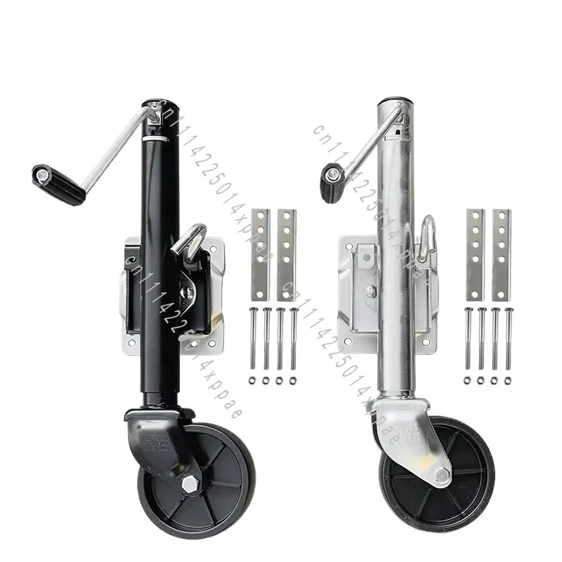 With Bolt On Capacity 540KG Jockey Wheel Boat RV Parts Accessories 6 Inch Solid Wheel Sidewind Round Swivel Trailer Jack