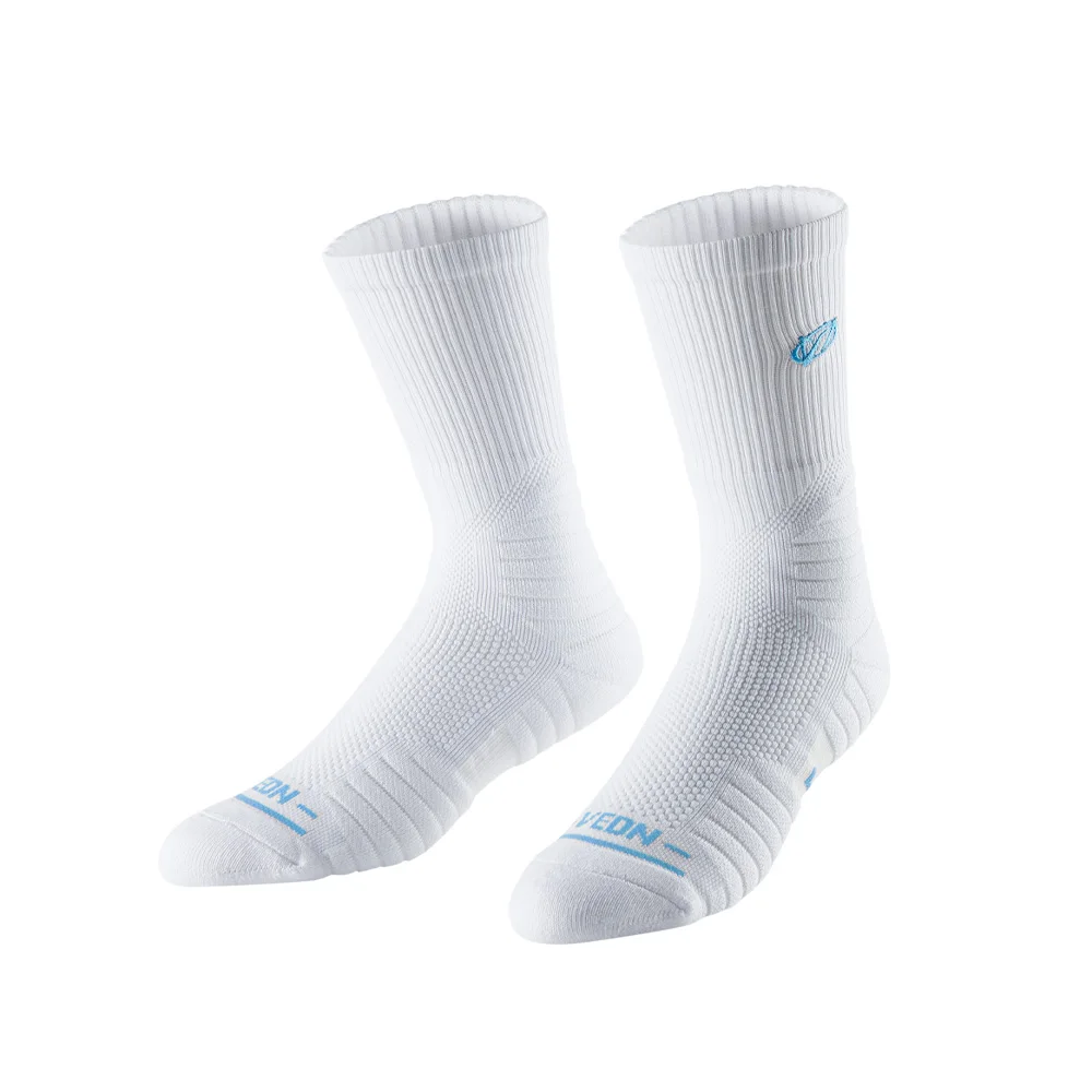 3 أزواج من جوارب Veidoorn الرياضية ذات الأداء السميك وحشوة الكاحل غير قابلة للانزلاق وراحة معززة للتدريبات الرياضية