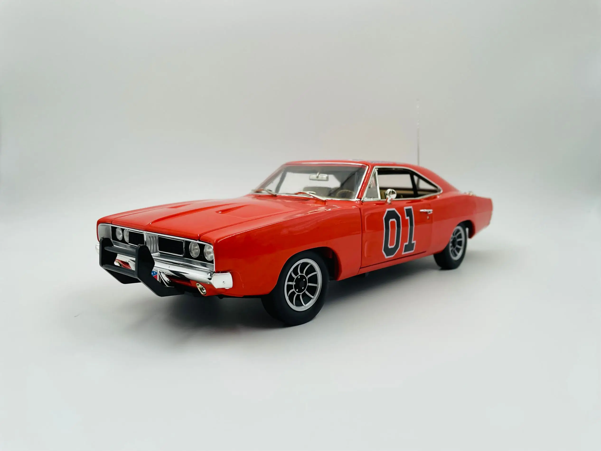 

1:18 Dodge Charger 1969 Dukes Hazzard Movie Edition Alloy fully open Limited Metal Static car toy model gift